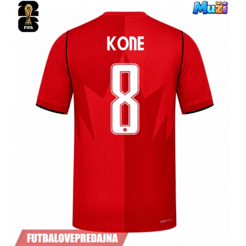 Lacne Muži Futbalové dres Kanada Ismael Kone #8 MS 2026 Krátky Rukáv - Domáci